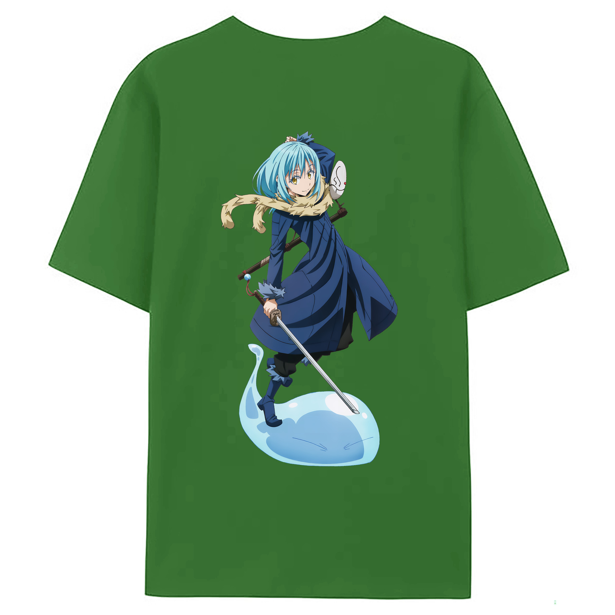 （画像用） 転スラ Regarding Reincarnated to Slime レディース半袖Tシャツ(バックプリント)
